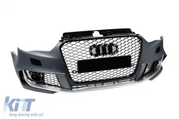 Parachoques delantero tipo RS3 adecuado para Audi A3 hatchback 2012-2015-image-6163845