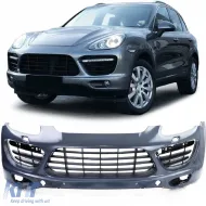 image-33-Parachoques delantero Turbo Look adecuado para Porsche Cayenne 92A pre-facelift 10-14