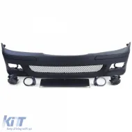 Parachoques deportivo con ABE + faros antiniebla ahumados adecuados para BMW Serie 5 E39 1995–2003-image-6201691