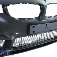 Parachoques deportivo + labio de spoiler de rendimiento mate adecuado para BMW Serie 4 F32 F33 F36-image-6195427