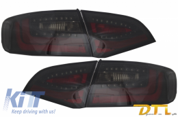 Parachoques Difusor aire Luces LED para AUDI A4 B8 8K Pre Facelift Avant 08-11--image-6046339
