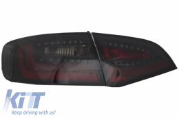 Parachoques Difusor Luces LED para AUDI A4 B8 Pre Facelift Limusina Avant 07-11--image-6046361