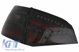 Parachoques Difusor Luces LED para AUDI A4 B8 Pre Facelift Limusina Avant 07-11--image-6046362