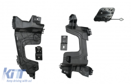 Parachoques Difusor para Mercedes Clase E W213 Sport Line  2016-2019 E63 Look Negro brillante-image-6073453