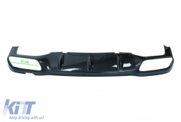 Parachoques Difusor para Mercedes Clase E W213 Sport Line  2016-2019 E63 Look Negro brillante-image-6073459