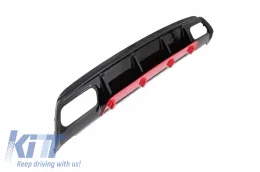 Parachoques Difusor Silenciador para Mercedes W176 Facelift 2015-2018 A45 Look-image-6046625