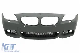 Parachoques Faldones para BMW 5er F10 F11 07.10-14 Sedan Touring M-Technik Look-image-6072441