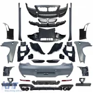 Parachoques kit de carrocería deportivo, faldones laterales, guardabarros, parrilla adecuada para BMW 640 Gran Coupe F06-image-6194185