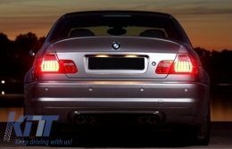 Parachoques para BMW 3 Series E46 Sedan 4D 1998-2005 Difusor aire M3 CSL Look-image-55740