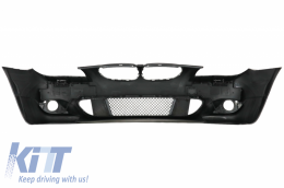 Parachoques para BMW 5 E60 E61 03-10 M-Technik Look sin faros antiniebla-image-6041490