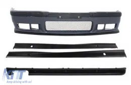 image-8-Parachoques para BMW E36 3 92-98 Difusor Trasero Faldones Diseño M3