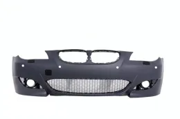 Parachoques para BMW E60 E61 03-07 M5 Look rejillas Double Stripe Negro-image-6019419