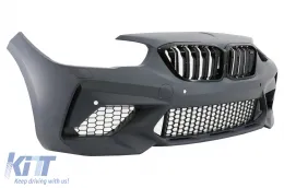 Parachoques para BMW Serie 1 F20 F21 LCI 2015-06.2019 M2 Design PDC SRA Parrilla Grille-image-6090681
