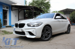 Parachoques para BMW Serie 1 F20 F21 LCI 2015-06.2019 M2 Design PDC SRA Parrilla Grille-image-6090686