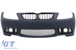 Parachoques para BMW Serie 3 E90 E91 LCI 2008-2011 Rejillas inferiores M3 diseño-image-6111065