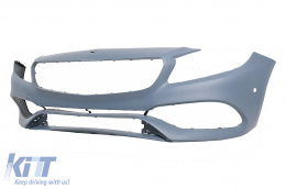 Parachoques para Mercedes Clase A W176 12-18 Rejillas Facelift A45 Design Molduras-image-6127832