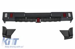 image-11-Parachoques para Mercedes Clase G W463 1989-2018 G63 G65 Look Difusor Luces LED