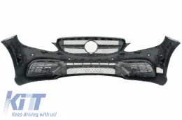 Parachoques para Mercedes E W212 S212 Facelift 13-16 Faros LED E63 Look-image-6015972