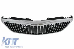 Parachoques para Mercedes S W222 Facelift 14-06.17 Vertical S63 Look Reja Cromo-image-6058009