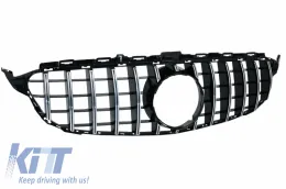 Parachoques para Mercedes W205 S205 AMG Line 14-20 C63S Look Grille Difusor Puntas-image-6064653