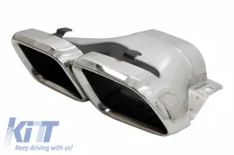 Parachoques para Mercedes W205 S205 AMG Sport Line 14-20 Difusor C63S Look-image-6064609