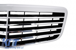 Parachoques para Mercedes W211 Clase E 06-09 Asamblea Facelift Rejilla delantera-image-6097957