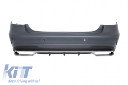 Parachoques para Mercedes W212 Facelift 2013+ Puntas Silenciador Escape E63 Look-image-6050788