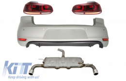image-65-Parachoques para VW Golf 6 VI 08-12 escape Luces FULL LED Cherry Red GTI Look