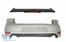 image-36-Parachoques para VW Golf 6 VI 08-12 Spoiler de techo LED Luz freno Diseño GTI