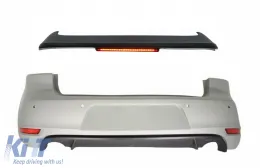 image-68-Parachoques para VW Golf 6 VI 08-12 Spoiler de techo LED Luz freno Diseño GTI