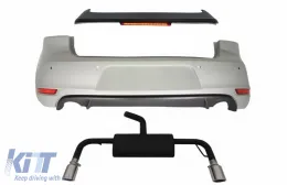 image-30-Parachoques para VW Golf 6 VI 08-12 Spoiler techo LED Luz freno Escape Look GTI