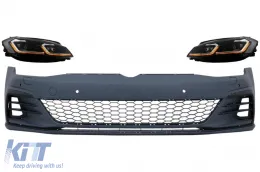 image-11-Parachoques para VW Golf VII 7.5 2017+ Parrilla Luces LED Dinámica GTI Look