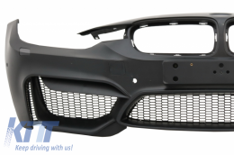 Parachoques Paragolpes para BMW 3er F30 F31 Pre-LCI LCI 11-18 M4 Look PDC SRA-image-6032481