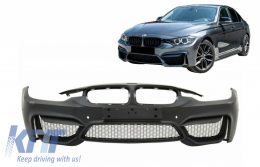 Parachoques Paragolpes para BMW 3er F30 F31 Pre-LCI LCI 11-18 M4 Look PDC SRA-image-6059436