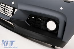 Parachoques Paragolpes para BMW Serie 4 F32 F33 F36 2013-2020 M Sport Design Labio inferior-image-6109691
