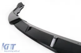 Parachoques Spoiler Lip para BMW Serie 3 G20 Sedan G21 Touring 18-22 M Sport Negro-image-6100935