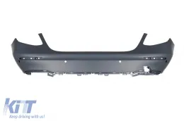 Parachoques trasero Design Line adecuado para Mercedes E-Class W213 sedán 2016-2018-image-6237238