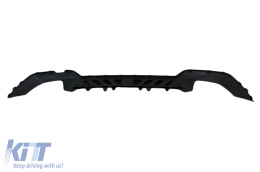 Parachoques trasero Difusor de Aire para BMW Serie 3 G20 G28 G21 2019+ Negro brillante Diseño M340i-image-6094296