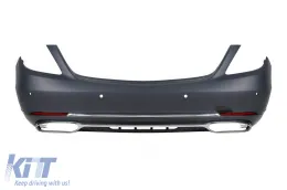 image-13-Parachoques trasero diseño MB adecuado para Mercedes Clase S W222 2018-2020