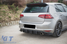 Parachoques trasero Extensión para Difusor para VW Golf 7 VII GTI 2013-2016-image-6077187