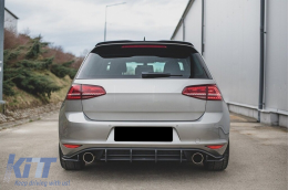 Parachoques trasero Extensión para Difusor para VW Golf 7 VII GTI 2013-2016-image-6077188