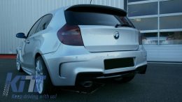 Parachoques trasero para BMW Serie 1 E87 E81 Hatchback 04-11 1M Design PDC-image-5995755