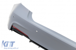 Parachoques trasero para BMW Serie 3 F30 2011+ M-Technik Look PDC Difusor-image-6018955