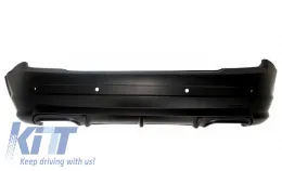 image-20-Parachoques trasero Para Mercedes Clase C W204 2007-2011 C63 Look PDC Difusor