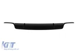 Parachoques trasero RS5 adecuado para Audi A5 Coupé y Cabrio 2007–2016, con salidas de escape cromadas -O--O--image-6164340