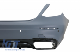 Parachoques trasero Y Cansada Puntas para Mercedes Clase E W213 2016-2019 E63 Look-image-6080195