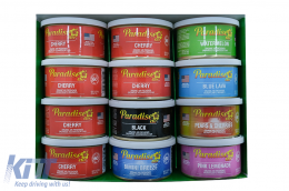 Paradise Air Fresh Organic Air Freshener Can 12 Cans Assorted - AIR-ORG-12CT-SETAS