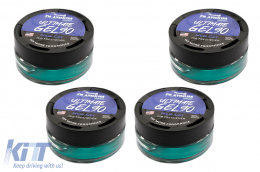 image-34-Paradise Fresh Air Ultimate Gel Platinum Series Désodorisant 4 Bocaux New Car Noir
