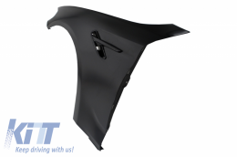 Parafanghi anteriori per BMW Serie 5 G30 G31 G38 2017- Limousine Touring Nero M5 Look-image-6049500