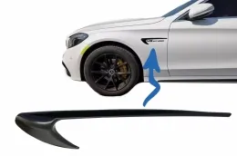 image-16-Parafango Trim Coperchio per Mercedes Classe C W205 S205 E W213 S213 Nero Lucido